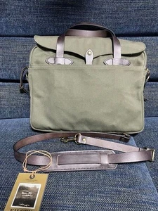 FILSON Original Aktentasche Business Schultertasche USA Made Near Mint Braun - Bild 1 von 8