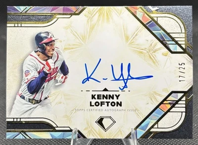 Kenny Lofton 2025 Topps Diamond Icons Auto /25 Atlanta Braves - Image 1 of 2