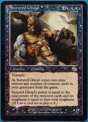 Sutured Ghoul FOIL Judgment PLD Black Rare MAGIC MTG CARD (ID# 501294) ABUGames - Image 1 of 2