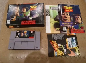 Disney's Toy Story (SNES, 1995) *VGC w/ Manual* Cleaned & Tested READ! FREE SHIP - Picture 1 of 3