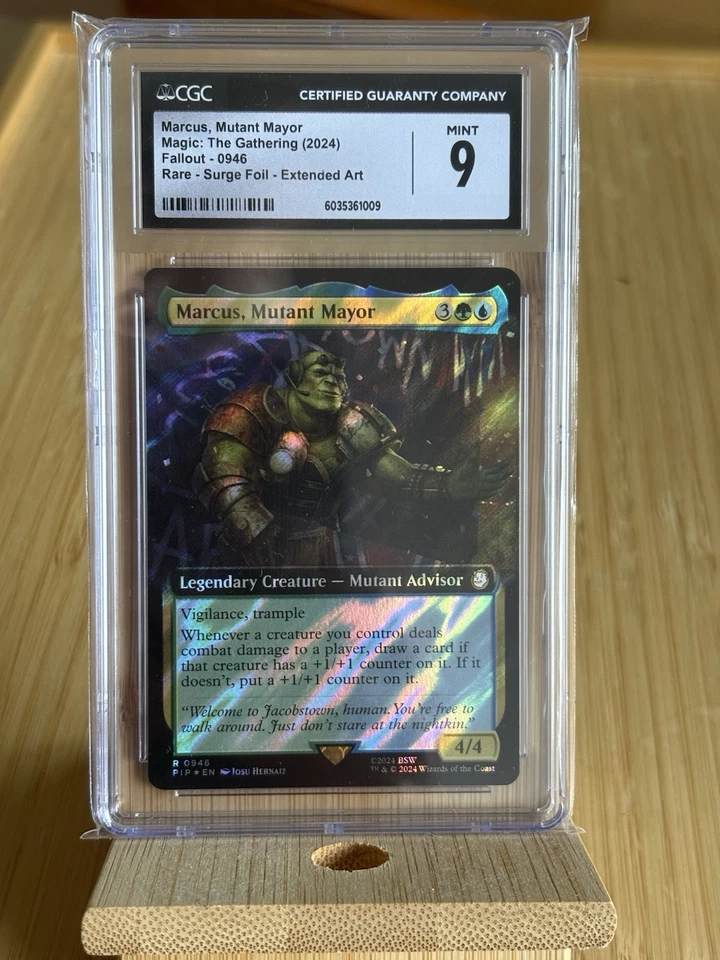 MTG Fallout - Marcus, Mutant Mayor - CGC Graded Mint 9 (Foil) - Imagen 1 de 1
