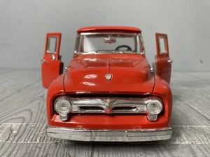 MIRA 1:18 Red FORD F100 PICKUP 1956 Die-Cast Model No Box - Picture 1 of 8