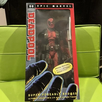 NECA Marvel 1/4 Scale action figure Deadpool 18 inch NEW - Image 1 of 4