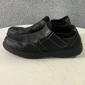 Orthofeet Shoes Mens 13 4E Black Leather Support Casual Walking Sneakers READ - Picture 1 of 18