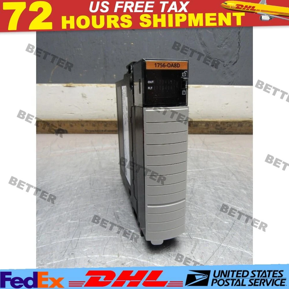 ALLEN BRADLEY CONTROLLOGIX 1756-OA8D SER-A FW-3.004 8PT D/O MODULE XLNT TAKEOUT - Image 1 of 4