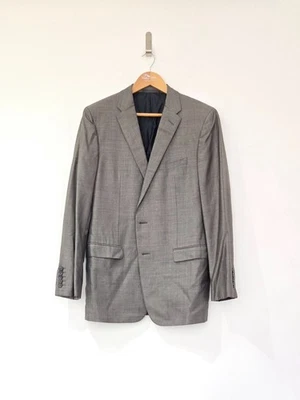 Gucci Grey Wool Silk Blend Blazer Jacket - Image 1 of 4