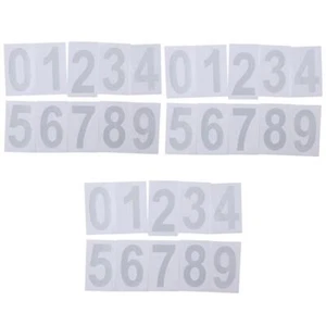 White Mailbox Numbers Stickers Self Adhesive Digital Stickers Window Signs - Picture 1 of 15