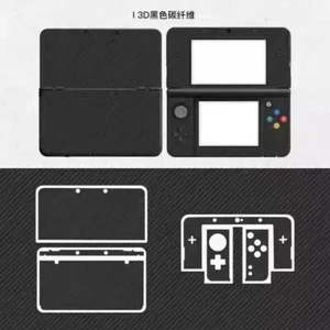 4 Colors Decal Skin Sticker Carbon Fiber Vinyl for Nintendo New 3DS XL 2015 - Picture 1 of 9