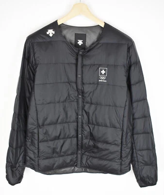 Descente HCS Down Heat Navi Jacket Men (EU) 54 Padded Snap Buttons Pockets - Image 1 of 4
