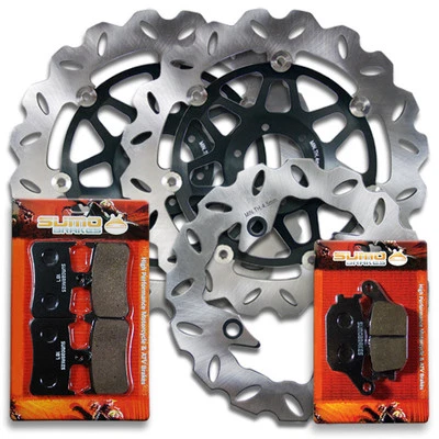 Honda F + R тормозной ротор + колодки CBR 900 RR/RR Fireblade [1994-1997] VTR 1000F [98-05] - Изображение 1 из 4