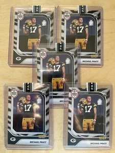 2024 Panini Rookie Premier Zebra Variation Michael Pratt Full Print Run /5 Bucs - Picture 1 of 2