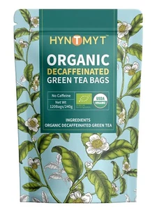 Organic Decaffeinated Green Tea Bags, USDA Organic Decaf Green Tea. - Picture 1 of 6