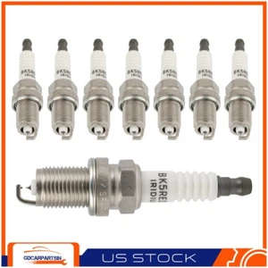 Iridium&Platinum Spark Plugs For Mercedes-Benz CL500 ML430 Ford Land Rover 8Pcs - Picture 1 of 8
