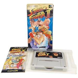 Street Fighter NINTENDO SUPER FAMICOM SNES SFC BOXED - Picture 1 of 6