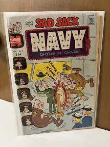 Sad Sack Navy GOBS N GALS 3 🔥1972 SARGE🔥Bronze Age Harvey Comics🔥VG+ - Picture 1 of 5