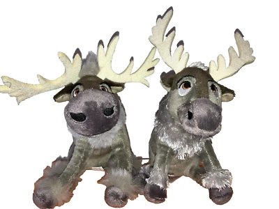 Two Ty & Disney's Frozen Sven Reno Gorro Bebés Peluche 8" 2 Variantes Foto 1 de 4