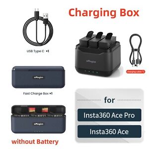 Pour Insta360 Ace Pro / Ace batterie portable boîte de charge rapide étui moyeu de charge