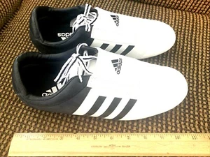 New Adidas ADI-KICK Taekwondo Karate MMA Hapkido Martial Arts Indoor Shoes WHITE - Picture 1 of 6