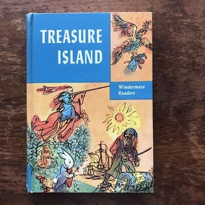 Treasure Island Windermere Readers School Edition 2nd Printing 1955 HC - Picture 1 of 16