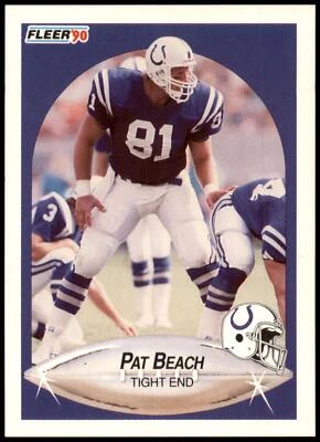 Pat Beach #227 1990 Fleer - Image 1 of 2