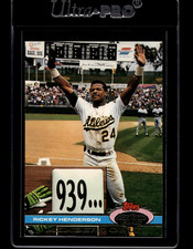 1991 Stadium Club Members Only #NNO Rickey Henderson "Arms Raised"