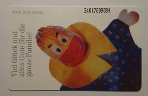 Telefonkarte Telefonwertkarte Sammelkarte 6DM Handpuppen Ente Schwein Katze Maus - Bild 1 von 2