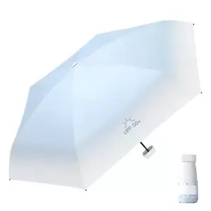 6 Folding Anti-UV Umbrella Sun/Rain Mini Ultra Light Umbrella Portable - Picture 1 of 16