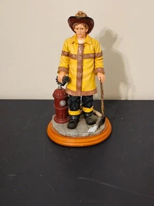 Fireman Statue Figurine #182246 About Face Designs - Picture 1 of 7