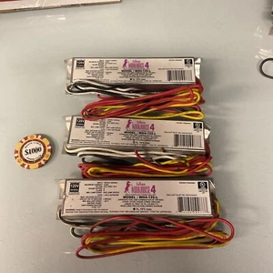 *NEW* Lot Of (3) Fulham WorkHorse 4 WH4-120-L Electronic Fluorescent Ballasts - Picture 1 of 2