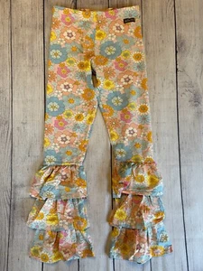 Matilda Jane Dream Chasers Really Retro Benny girls size 14 ruffle pants legging - Picture 1 of 12