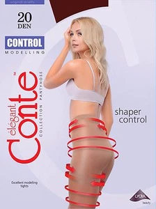 Conte Control 20 Den | Shaper Modellier Strumpfhose mit Schlankmacheroberteil - Bild 1 von 23