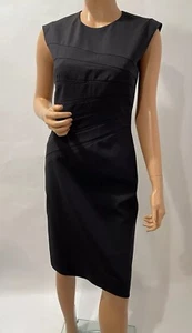 Vestido negro boss hugo boss talla 4 estilo lápiz formal  - Imagen 1 de 11