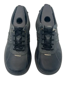 Aravon Donna Revsmart Oxford Pelle Nera 6 D US NUOVO - Foto 1 di 7