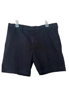 Burberry Brit Shorts Mens 34 (Measured 36x6.5) Black Chino Cotton Outdoor Casual - Picture 1 of 7