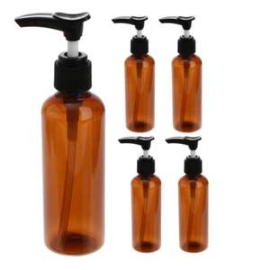 5 Pcs Press Bottle Travel Lotion Pump Bottles Hand Wash Dispenser - Picture 1 of 12