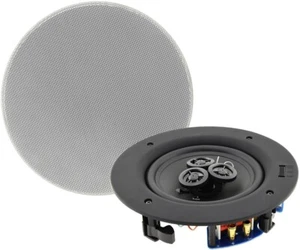 Einbaulautsprecher Decken Lautsprecher weiß 2-Wege 234x67mm 80 23088 Watt weiß - Bild 1 von 8