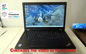 Lenovo ThinkPad P52 i7 8850H 64GB RAM 512GB + 128GB SSDs IPS B\LKB NVIDIA (1041) - Picture 1 of 24