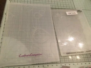 Hot air balloon and butterfly swirl 2 embossing folders refEF712 - Bild 1 von 2