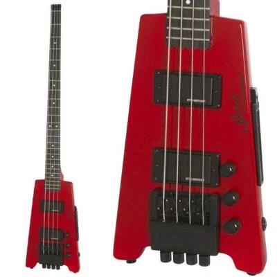 Steinberger SPIRIT XT-2 Hot Rod Red Electric Bass with gig bag - Image 1 of 3