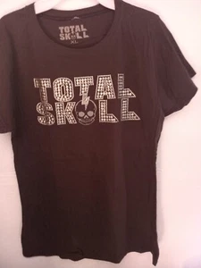 TOTAL SKULL VTG ORIGINAL SMALL Damen Junior Top Neu Offiziell Lizenziert - Bild 1 von 1
