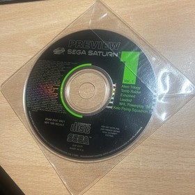 Sega Saturn Preview Disk 1 - never used and brand new. 