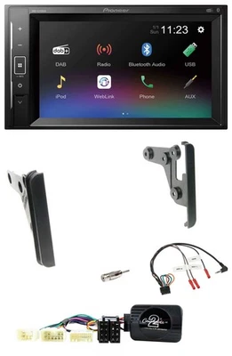 Pioneer DAB Lenkrad 2DIN Bluetooth USB Autoradio für Toyota FJ ab 2007 - Bild 1 von 4