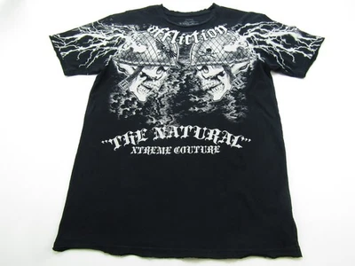 Camiseta Affliction Xtreme Couture Para Hombre XL The Natural Randy Couture MMA Calaveras Foto 1 de 4