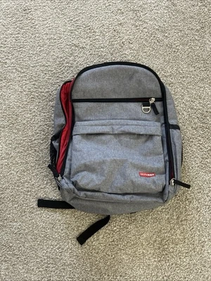 Skip+ Hop Duo Diaper Backpack Bag Grey - Image 1 of 3