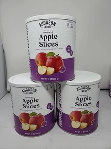 Augason Farms Dehydrated Apple Slices Gluten Free Emergency Food 3 Cans - Picture 1 of 8