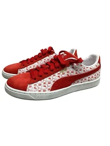 Puma Hello Kitty weiß rot Wildleder Leder 50. Jubiläum Damengröße 8 - Bild 1 von 21