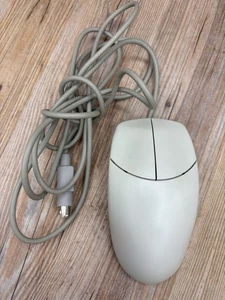 VINTAGE LOGITECH M-S42 2 BUTTON MECHANICAL OEM DIRECT PS2 MOUSE - Picture 1 of 5