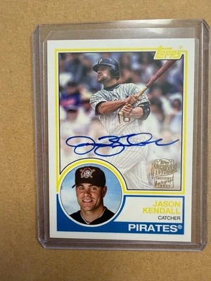 2024 Topps Archives Jason Kendall AUTO 1983 Fan Favorites Pirates 83FF-JK  Foto 1 de 2
