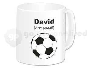 Personalised Polymer (Plastic) Mug- Football Design - Picture 1 of 1