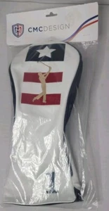 CMC Designs Patriotic Americana Golf Driver Headcover #1 Rot Weiß Blau Gold Neu - Bild 1 von 6